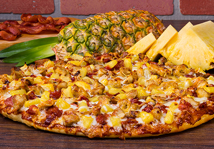 Order PINEAPPLE CHICKEN LUAU food online from Mountain Mike's Pizza store, Newman on bringmethat.com